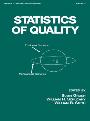 cover image of Statistics of Quality